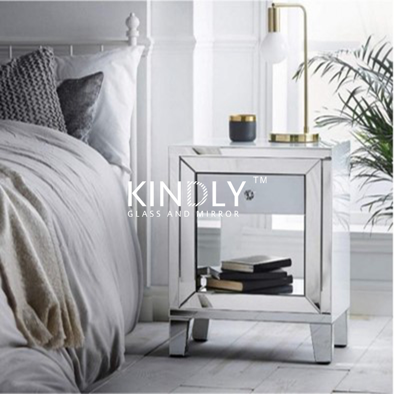 Mirror Nightstand/Beside Table